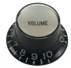 Top hat knob, Volume Gibson style black