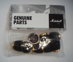 Marshall knobs push-on D-Shaft, gold cap, 8 p.