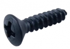 black oxide coating screws for attaching logos 1/2