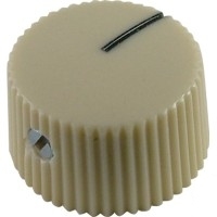 Fender style vintage barrel cream-white knob